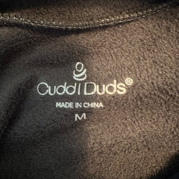 Cuddl Duds Womens Black Fleece Long Sleeve Cowl Neck Pullover Size M - Picture 5 of 9
